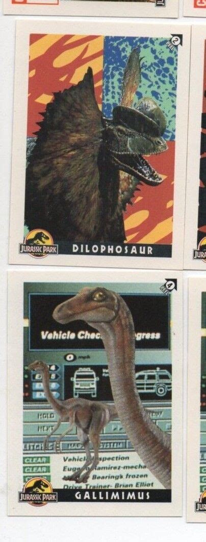 1993 Topps Jurassic Park Stickers You Pick Ebay