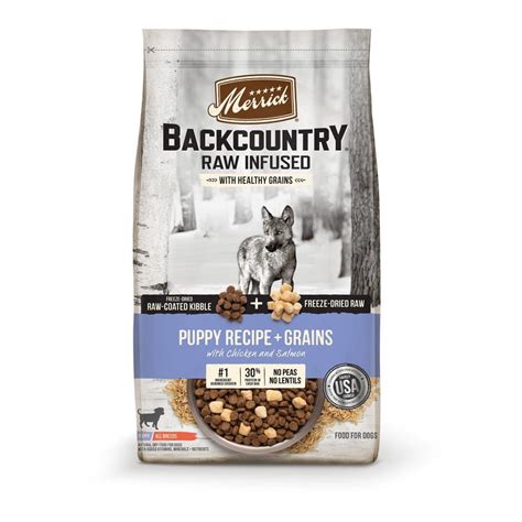 Merrick Backcountry Raw Infused With Healthy Grains Puppy Recipe Dry