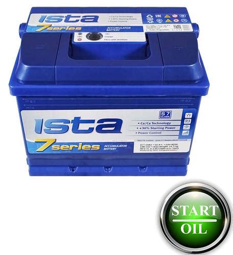 Аккумулятор ISTA 7 Series 60Ah 600A R+ (ID#2323845451), цена: 2230 ...