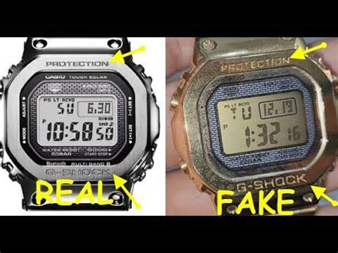 11 FACONS DE RECONNAITRE UNE FAUSSE MONTRE CASIO G SHOCK