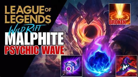 Wild Rift Season Malphite Full Ap Poke Easy Bully Enemies Youtube