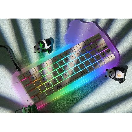 Mua EPOMAKER Mini Panda 64 60 Hot Swappable Acrylic RGB Wired