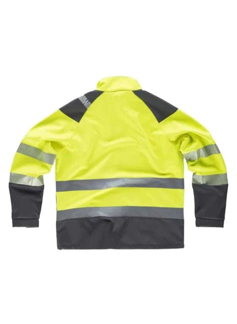 Workteam Chaqueta Workshell De Alta Visibilidad Cintas Reflectantes