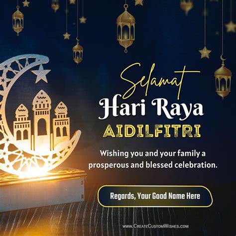 Free Create Selamat Hari Raya Aidilfitri 2023 Wishes With Name In 2023