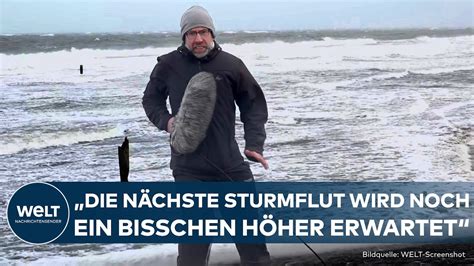 NORDERNEY Sturmtief Jitka prallt auf Nordseeküste Überflutungen