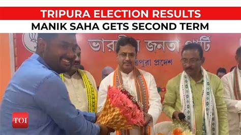 Tripura Polls Manik Saha To Be Next Chief Minister Oath Taking Ceremony On March 8 Youtube