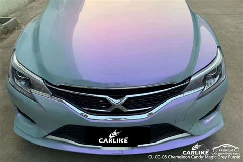 Carlike Cl Cc 05 Chameleon Candy Magic Grey Purple Vinyl Wrap Toyota