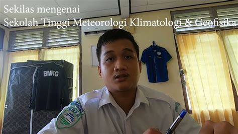 Sekilas Mengenai PTB Sekolah Tinggi Meteorologi Klimatologi Dan