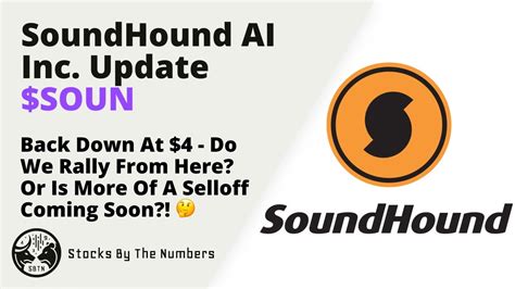 Quick Update On Soundhound Ai Stock Soun We Went Back Down To