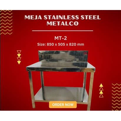 Jual Meja Stainless Steel Metalco Mt Shopee Indonesia