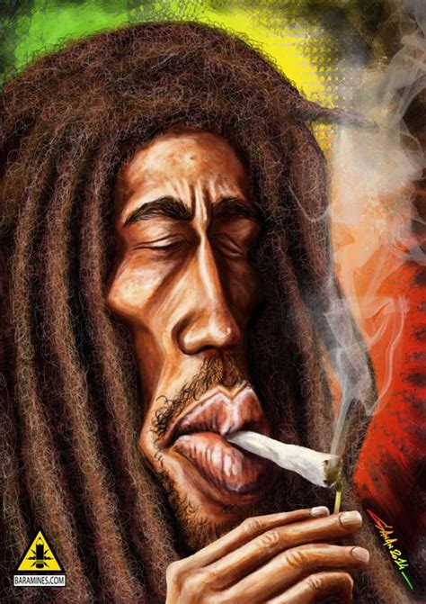 Bob Marley Caricature