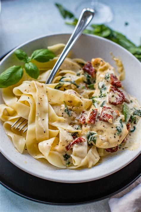 Creamy Tuscan Chicken With Spinach And Sun Dried Tomatoes Nourish And