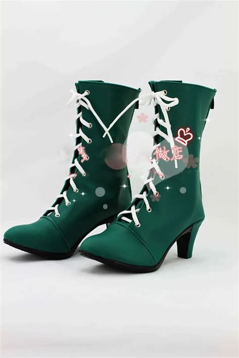 Anime Sailor Moon Kino Makoto Sailor Jupiter Cosplay Boots Costume Shoes Custom Made Halloween