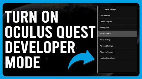 How To Turn On Oculus Quest Developer Mode How To Enable Developer