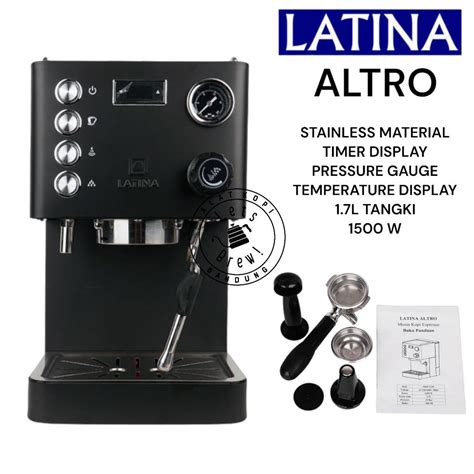 Jual Mesin Kopi Espresso Latina ALTRO 550ml Boiler Brew Temperature