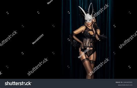 Sexy Girl Erotic Lingerie Venetian Mask Stock Photo 2241425501 Shutterstock