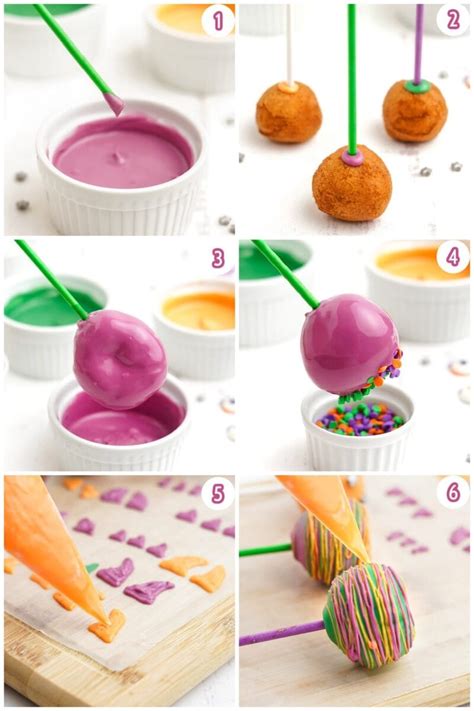 Halloween Donut Hole Cake Pops Princess Pinky Girl