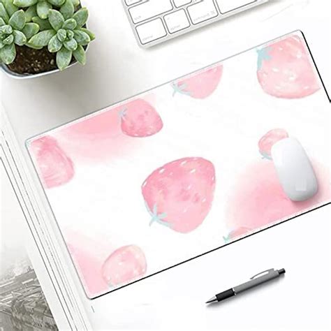 Dhsbd Roze Cartoon Print Grote Muismat Voor Computer Laptop Notebook