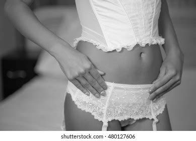 Girl White Sexy Lingerie Bedroom Stock Photo 480127591 Shutterstock