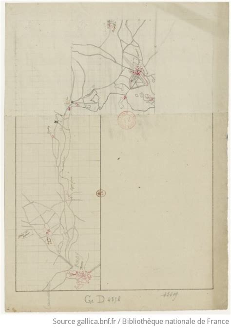 Esquisse D Une Carte De La Route De Rosay En Brie Vernouillet Pr S