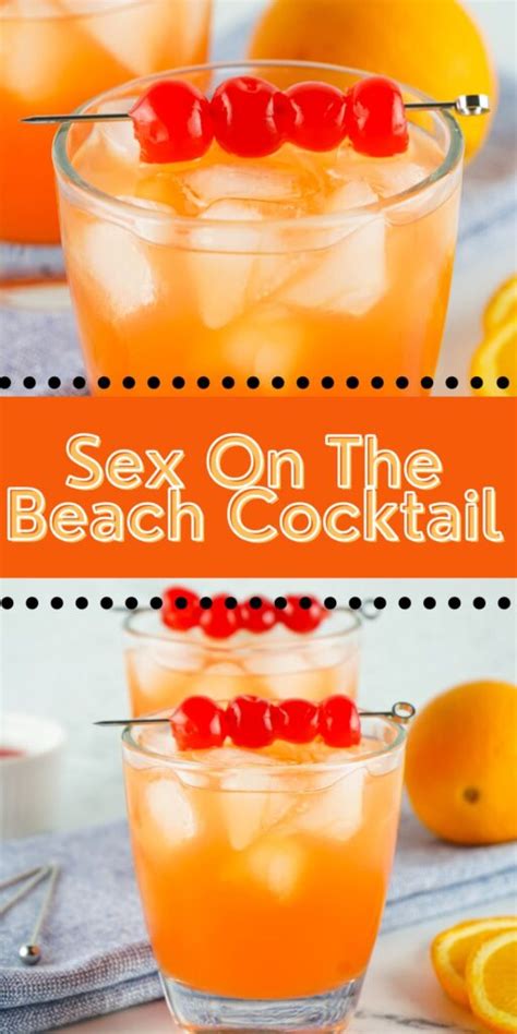Sex On The Beach Cocktail The Frugal Navy Wife