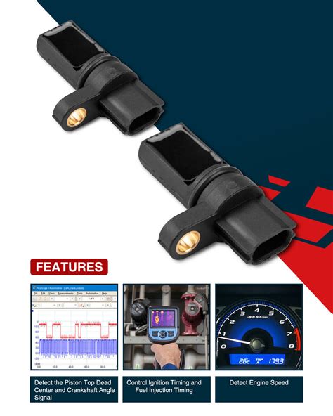 2pcs Camshaft Crankshaft Position Sensor L R For 2005 2014 Nissan Frontier 4 0l Ebay