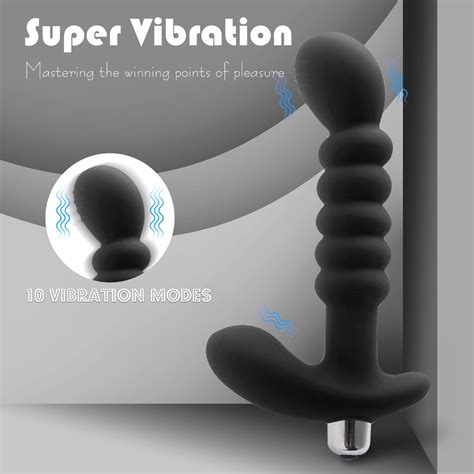 Plug Anal Vibrator Rechargeable Waterproof Prostate Vibe Adult Sex