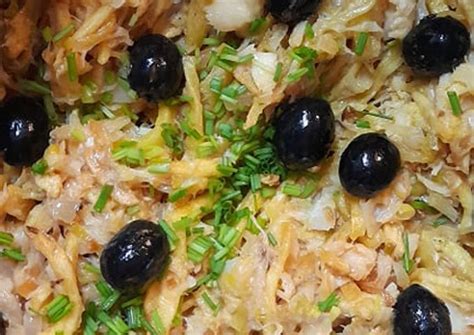 Bacalhau à Brás Alho Francês Receita por Quiteria Sousa Cookpad