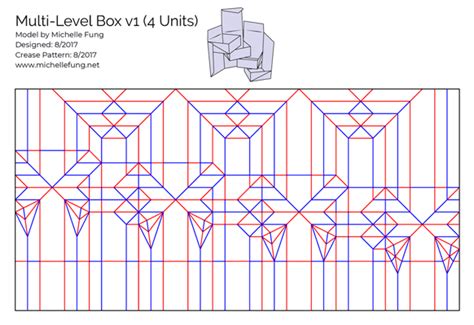 Crease Patterns Origami By Michelle Fung