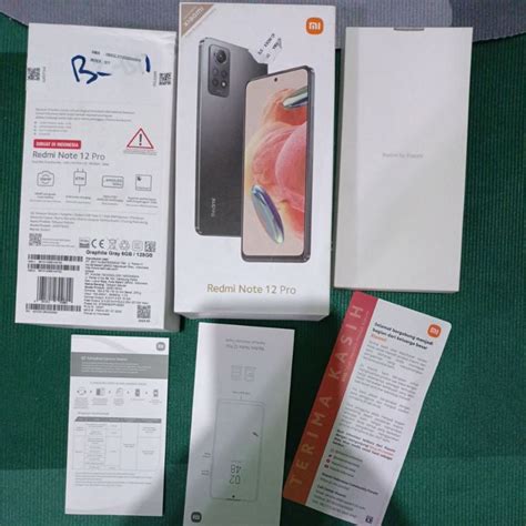 Jual Dus Box Redmi Note 12 Pro 4G Asli Copotan 1000 Original Shopee