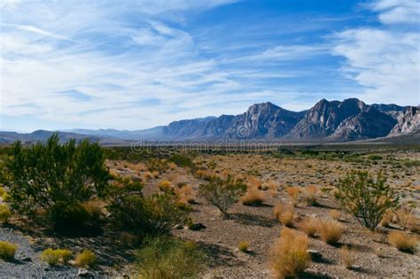 Spring Mountain Range West of Las Vegas Nevada Stock Photo - Image of ...