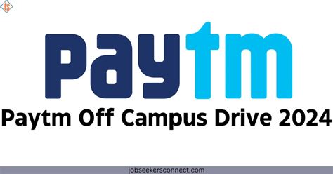 Paytm Off Campus Hiring 2024 Human Resources Full Time Internship