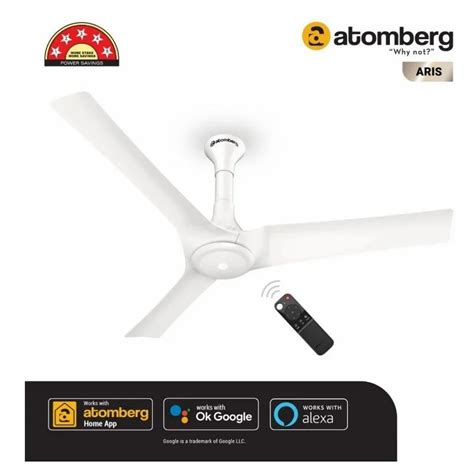 Blades Mm Atomberg Aris Smart Bldc Ceiling Fan Rpm At Best