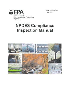 Fillable Online Npdes Compliance Inspection Manual Pdf Fax Email