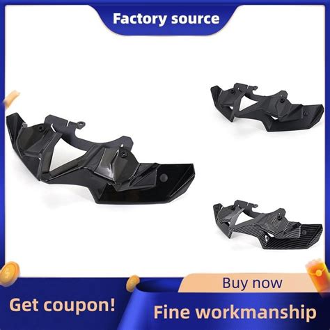 Motorcycle Naked Front Spoiler Winglet Aerodynamic Wing Kit Spoiler For Kawasaki Z