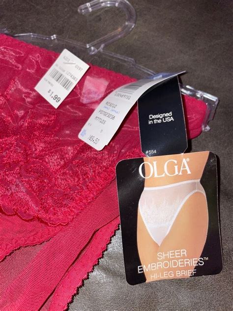 VINTAGE Second Skin Red Satin Nylon Hi Cut Bikini Brief 80s 90s PANTY NWT Size 5 EBay