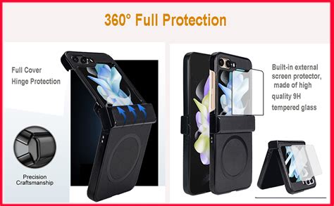 Amazon MSOTES For Galaxy Z Flip 5 Case With Hinge Protection