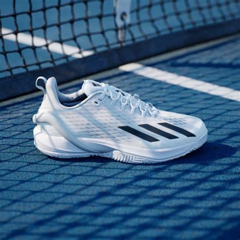 adidas adizero Cybersonic Tennis Shoes - White | Free Shipping with ...