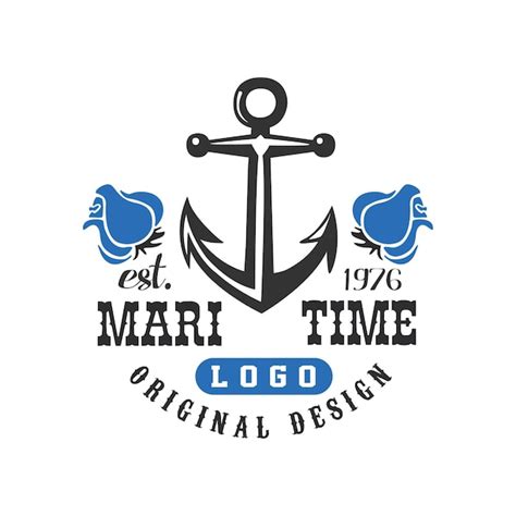 Premium Vector Maritime Logo Original Design Est Retro Label With