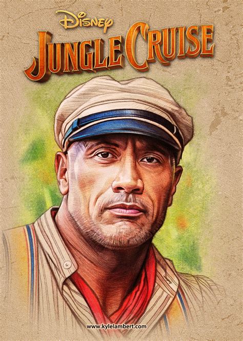 Kyle Lambert Jungle Cruise Title Art