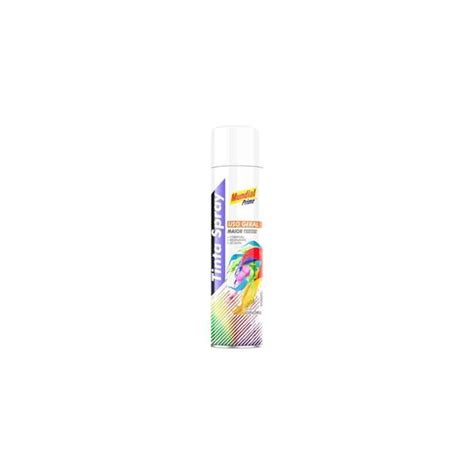 Tinta Spray Branco Brilhante 400ml Mundial Mundial Prime Tinta