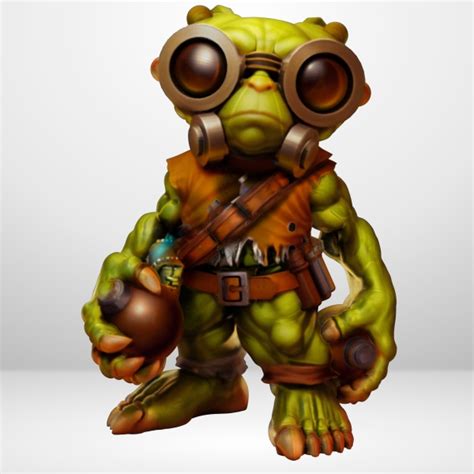 Hot Goblin ゴブリン錬金術師 ミニチュア ホットゴブリン 爆弾 薬瓶