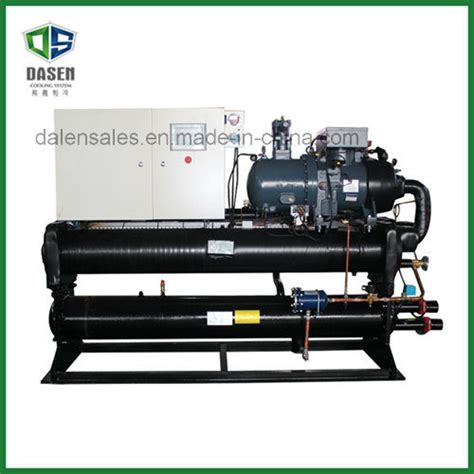 Ice Rink Water Cooled Screw Chiller With Hanbell Compressor Water