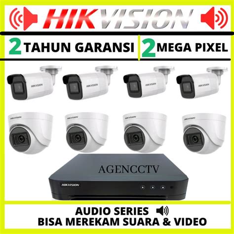 Jual Paket Cctv Hikvision Channel Kamera Mp Audio Bisa Merekam