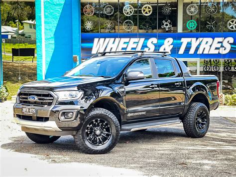 FORD RANGER HUSSLA AMBUSH MATTE BLACK Wheel 5863