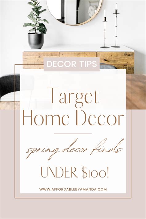 Target Home Decor Ideas Spring Affordable By Amanda