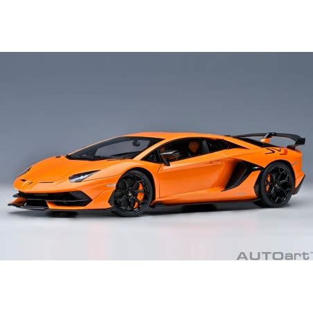 Autoart Lamborghini Aventador Svj Arancio Atlas Pearl Orange