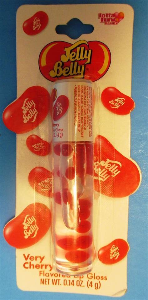 Lotta Luv Jelly Belly Very Cherry Flavored Lip Balm 13 Oz 3 8 G New Carded Flavored Lip Balm