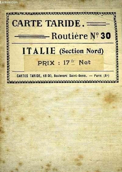 Carte Entoilee D Italie Section Nord Pour Cyclistes Et Automobilistes N