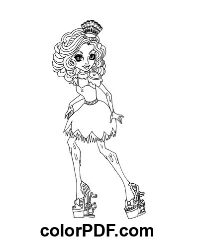 Gooliope Jellington De Monster High Coloriages Et Livres En Pdf